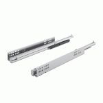 COULISSES À BILLES QUADRO V6 - SORTIE TOTALE SILENT SYSTEM - 30 KG MAX - L400MM HETTICH