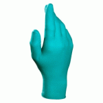 GANTS JETABLES DE PROTECTION CHIMIQUE MAPA SOLO 977, NITRILE NON POUDRÉ, VERT TAILLE 8 - BOÎTE DE 100 GANTS