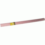 NAPPE JETABLE PAPIER DAMASSÉ - ROULEAU 25 M VICHY ROUGE - COGIR
