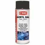PEINTURE ACRYLIQUE DE FINITION NOIR MAT - AÉROSOL 400 ML CRC