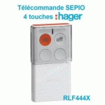 RLF444X TÉLÉCOMMANDE 4 TOUCHES SEPIO (PILE FOURNIE) BIDIRECTIONNELLE - HAGER