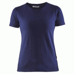 T-SHIRT FEMME MARINE TAILLE XS - 330410298800XS - MANUTAN COLLECTIVITÉS