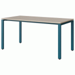 TABLE MALIBU 160X80 T6 SOUDÉ STRA ABS ACACIA/BLEU 5025 - MANUTAN EXPERT