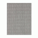 TAPIS EXTÉRIEUR - 67X180CM - NOIR - 100% POLYPROPYLÈNE - 192 000PTS/M2 - MONACO AVRIL PARIS