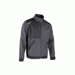 VESTE BICOLOR CYCLOPE ZIPPÉE GRIS/NOIR T 3XL - LMA - 2431
