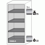 ARMOIRE SÉCURITÉ S-CLASSIC-90 S90.129.060.R JAUNE - MANUTAN COLLECTIVITÉS