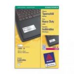 AVERY BOÎTE DE 3780 ÉTIQUETTES MÉTALLIQUES 25,4X10 IMPRESSION LASER L6008-20