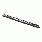 BAGUETTE RELIURE ANNEAUX PLASTIQUE PAVO 16 MM NOIRE - BOÎTE DE 100