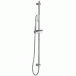 BARRE COULISSANTE Ø 20,6 MM. LONG. 966 MM. FLEXIBLE SATIN. AVEC PRISE D'EAU MURALE - TRES 06193105