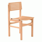 CHAISE EOLE 4 PIEDS - HÊTRE NATUREL - HÊTRE NATUREL - SUNSET CREATION