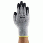 GANTS DE MANUTENTION ANTICOUPURES GRIS EDGE® 48-701 - 12 PAIRES - TAILLE 10 ANSELL