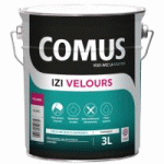 PEINTURE ACRYLIQUE POUR MURS ET PLAFONDS INTÉRIEURS - MULTISUPPORTS - COMUS IZI VELOURS