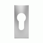ROSACE RECTANGULAIRE EN INOX SATINÉ ESO210Q - CLÉ I - 70 X 30 MM KARCHER DESIGN