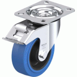 BLICKLE - ROULETTE PIVOTANTE À FREIN Ø 100MM BANDAGE CAOUTCHOUC NR 150KG - LE-POEV 100R-FI-SB