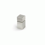 BOUTON DE MEUBLE CARRÉ ARNUM - FINITION INOX BROSSÉ - PAR 4 - L12X12 H25 HETTICH
