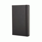 CARNET MOLESKINE RIGIDE 13 X 21 CM IVOIRE UNI 240 PAGES - NOIR