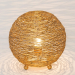 HOLLÄNDER LAMPE À POSER CAMPANO, DORÉ, 30 CM