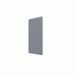 PANNEAU ACOUSTIQUE POUR PLAFOND JULIA EN PET 12 MM - FIXATION PAR CÂBLES POUR PLAFONDS DURS - FORME RECTANGLE - L 70 X H 120 CM -GRIS NUAGE