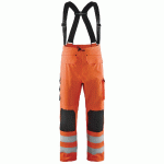 PANTALON DE PLUIE HAUTE VISIBILITÉ T: L ORANGE FLUO - MANUTAN COLLECTIVITÉS