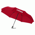 PARAPLUIE PLIABLE PUBLICITAIRE Ø 98 CM ROUGE - MARQUAGE 1 COULEUR