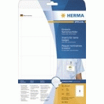 PLAQUES NOMINATIVES À INSÉRER SPECIAL,90 X 60MM, BLANC - LOT DE 2