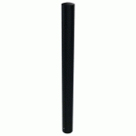 POTELET URBIN TÊTE BOMBÉE MÉTAL HTR 1 M Ø 102 MM - NOIR 9005 - BUTON DESIGN
