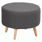 POUF EPIQ GRIS FONCÉ