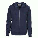 PRINTER ESSENTIALS OVERHEAD SWEATSHIRT FULLZIP FEMMES MARINE - TAILLE XXXL