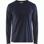 T-SHIRT MANCHES LONGUES MARINE FONCÉ TAILLE 4XL - BLAKLADER