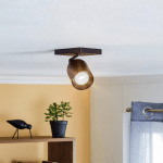 ARCCHIO SPOT BRINJA, NOIR, ANGULAIRE, Ø 7CM, À 1 LAMPE, GU10