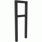 ARCEAU VÉLOS TUBE CARRÉ AVEC REVÊTEMENT - 450MM - ANTHRACITE - SCHAKE