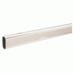 BARRE DE PENDERIE BP 36X18 POUR CONSOLES PAS DE 37 MM-L2M-CHROMÉ SOFADI
