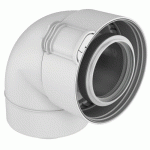 COUDE PPTL/PP ROLUX -CONDENSATION SÉKURIT 87° -POUR CHAUDIÈRE VENTOUSE 60/100 UBBINK