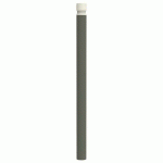 POTELET VITYL PMR TÊTE GORGES MÉT HTR 1.20M Ø90MM GRIS 7033 - BUTON DESIGN