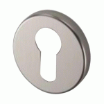 ROSACES RONDES DE FONCTION POUR POIGNÉE DE PORTE - ARCADE - ALUMINIUM - CLÉ L - NOIR NORMBAU