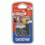 RUBAN NON LAMINÉ BROTHER 12 MM MK 231 BLANC ÉCRITURE NOIRE