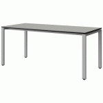 TABLE MALIBU 180X80 T6 SOUDÉ ST ISOS GRIS 1400/NO GRIS 9006 - MANUTAN EXPERT