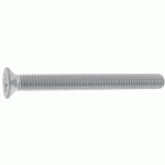 VIS À MÉTAUX -TÊTE FRAISÉE -POZIDRIV -BLANC -4X40 B50 BRICOZOR