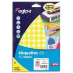 AGIPA ETUI DE 960 PASTILLES JAUNE DIAMÈTRE 15 MM
