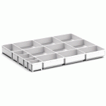 BACS RANGEMENT CUBIO EKK-6575 14 COMPARTIMENTS - BOTT - MANUTAN COLLECTIVITÉS