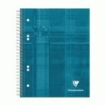 BIND'O BLOCK CAHIER RELIURE INTÉGRALE A5+ 180 PAGES DÉTACHABLES PERFORÉ 6 TROUS LIGNÉ + CADRE EN-TÊTE COULEUR ALÉATOIRE - ASSORTIS - LOT DE 5