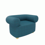 FAUTEUIL CADEO 1 PLACE - TURQUOISE
