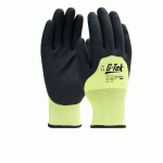 GANTS DE MANUTENTION ANTI-FROID ENDUCTION 3/4 LATEX CRÊPÉ - JAUNE - 11