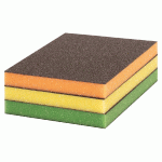 KIT 3 ÉPONGES RECT. FIN EXPERT 3 GRAINS - BOSCH - 2608901176