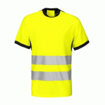 PROJOB 6009 T-SHIRT - EN ISO 20471 CLASSE 2 JAUNE/NOIR - TAILLE M