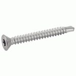 VIS AUTOPERCEUSE À TÔLE - TÊTE FRAISÉE - TORX - INOX A2 - 4,8X60 - B200 ACTON