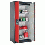 ARMOIRE SÉCURITÉ Q-PEGASUS-90 Q90.195.090.WDAC GRIS/ROUGE - ASECOS