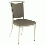 CHAISE 550 MOB ALU ASS/DOS GINKGO TERRE - 4P BEIGE 1013 - MOBIDECOR