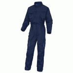 COMBINAISON DE TRAVAIL EN POLYCOTON BLEU DELTA PLUS MACH2, TAILLE XL