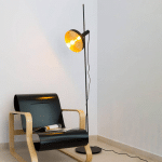 FARO BARCELONA LAMPADAIRE NOIR WHIZZ